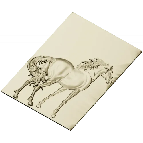 Stallion Relief STL for CNC