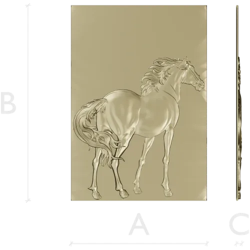 Stallion Relief STL for CNC