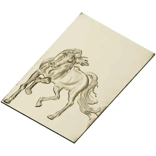 Galloping Horse - high-relief STL 3D model for CNC milling