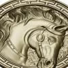 Конный медальон - 3D модель STL для ЧПУ, рельеф головы лошади
