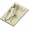Horse head bas-relief STL for CNC milling, 3D model stl