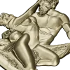 Classical High-Relief "Eternal Embrace" - 3D STL Model for CNC