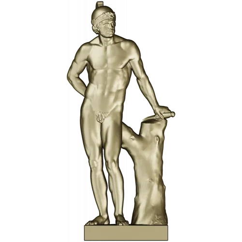 3D модель Марс - скульптурная фигура в формате STL для ЧПУ
