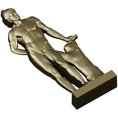 3D модель Марс - скульптурная фигура в формате STL для ЧПУ