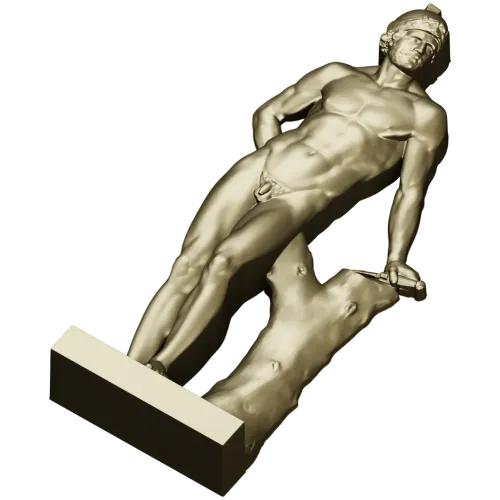 3D модель Марс - скульптурная фигура в формате STL для ЧПУ