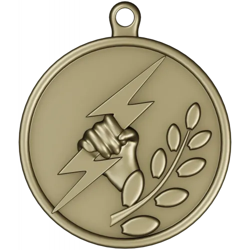 Bolt & Laurel Medallion - STL 3D model for CNC