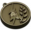 Bolt & Laurel Medallion - STL 3D model for CNC