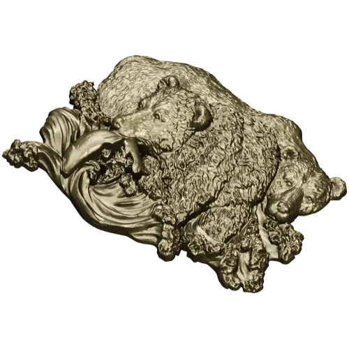 Медвежья пара у реки - 3D модель STL для ЧПУ