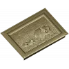 Bear family bas-relief STL for CNC