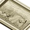 Bear family bas-relief STL for CNC