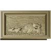 Bear family bas-relief STL for CNC