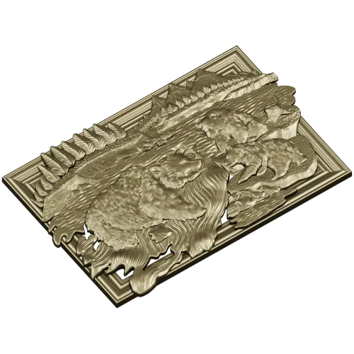 Камчатская семья - 3D модель STL для ЧПУ