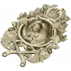 Grizzly Heraldic Crest STL 3D model