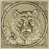 Bear Relief Panel - high-relief STL for CNC carving
