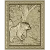 Forest Bear Relief - STL 3D model for CNC carving