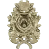 Guardian Bear Crest - high-relief STL 3D model for CNC