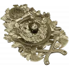 Guardian Bear Crest - high-relief STL 3D model for CNC