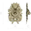 Guardian Bear Crest - high-relief STL 3D model for CNC