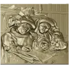 Рельефное панно "Менялы" - 3D STL модель для ЧПУ