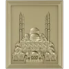 Рельефная панель "Мечеть" - 3D модель STL для ЧПУ