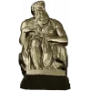 Seated Moses - High-Relief 3D Model STL for CNC