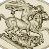 Saint George Medallion STL - high relief 3D model for CNC