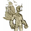 Captain Brine - nautical 3D STL model for CNC milling