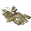 Captain Brine - nautical 3D STL model for CNC milling