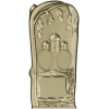 Tomb Plaque with Church Domes - STL 3D Model for CNC