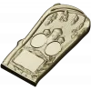 Tomb Plaque with Church Domes - STL 3D Model for CNC