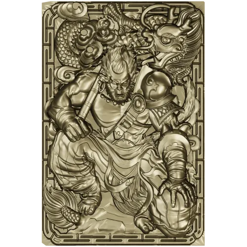 Mighty Monkey Guardian - high-relief 3D STL panel for CNC