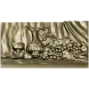 Still life ewer and grapes - STL relief for CNC