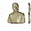 Портретный бюст в мундире - 3D модель STL для ЧПУ