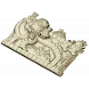 Yuletide Fireplace Relief - STL 3D model for CNC carving