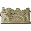 Yuletide Fireplace Relief - STL 3D model for CNC carving