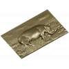 Носорог в траве - 3D панно STL для ЧПУ