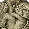 Playful Monkey Round Relief - STL 3D model for CNC