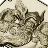 Odin с воронами - 3D модель STL для ЧПУ