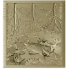 3D модель STL - панно "Пруд с карпом" для ЧПУ
