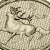Медальон с лесным оленем - 3D модель STL для ЧПУ