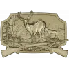 Stag in Forest High-Relief STL for CNC