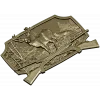 Stag in Forest High-Relief STL for CNC