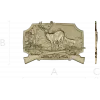 Stag in Forest High-Relief STL for CNC