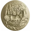 Oval Stag Relief - STL 3D Model for CNC Milling