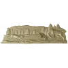 Панель "Встреча в тайге" - рельефная 3D модель STL для ЧПУ