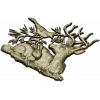 Forest Harmony - Deer, Rabbit & Bird Relief STL 3D Model for CNC