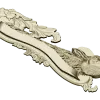 Deer Head Rococo Hanger STL 3D Model