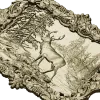 Forest Stag Relief - high-relief STL 3D model for CNC