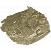 Олень у водопада - 3D модель STL для ЧПУ