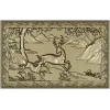 Stag and Fawn Relief Panel STL